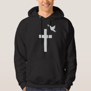 Moletom Jesus Cross Dove Olive Branch Páscoa Natal Chr