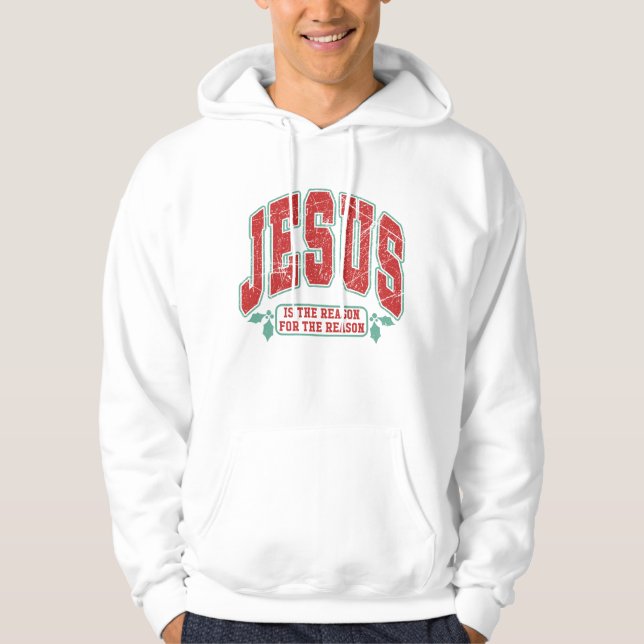 Moletom Jesus É a Razão da Citação de Natal (Frente)