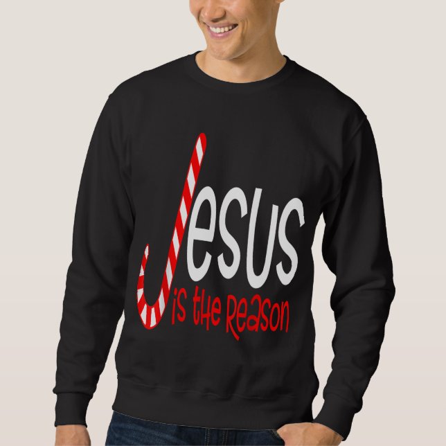 Moletom Jesus É A Razão Do Natal Religioso Cristão (Frente)
