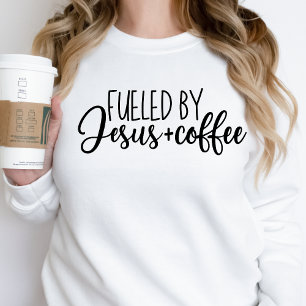 Moletom Jesus e Café Camisolas Suadas Mulheres Dão Ideia