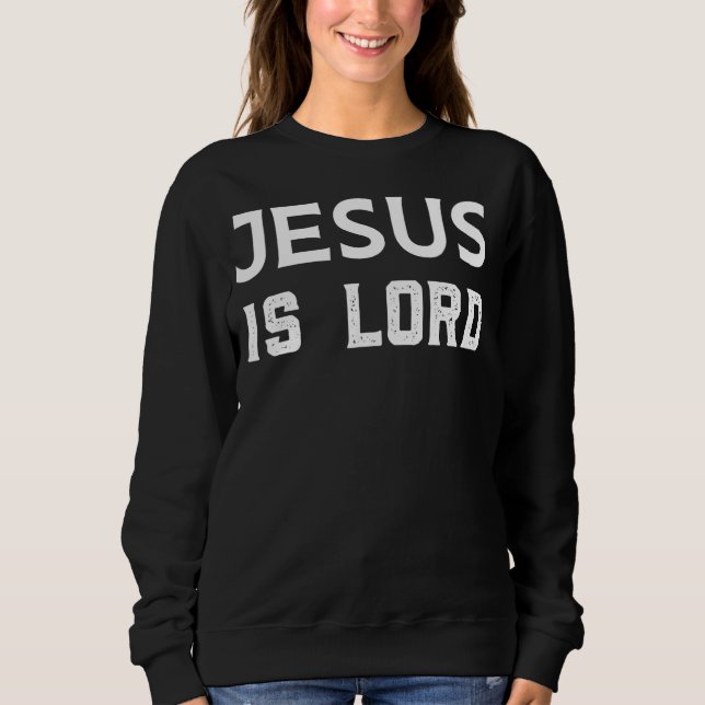 Moletom Jesus é Design do Senhor Gráfico (Frente)