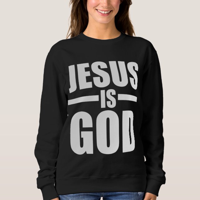 Moletom Jesus é Deus (Frente)