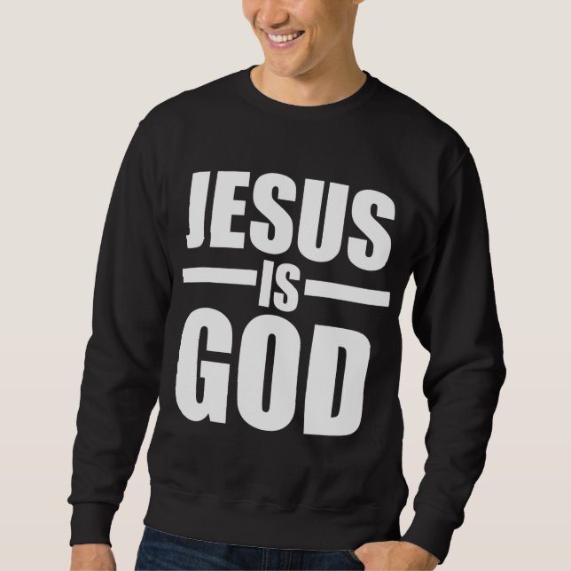 Moletom Jesus é Deus (Frente)