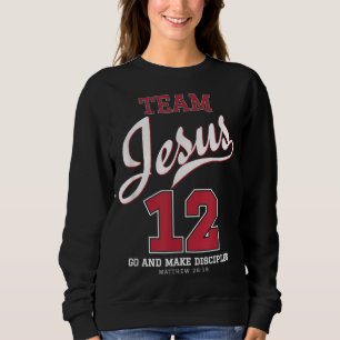 Moletom Jesus e Jesus Cristão da Equipe de Baseball
