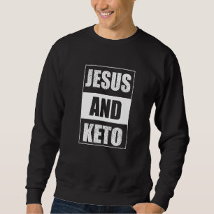 Moletom Jesus É Keto Ketones Cetogênicos Dieta A Vida Come