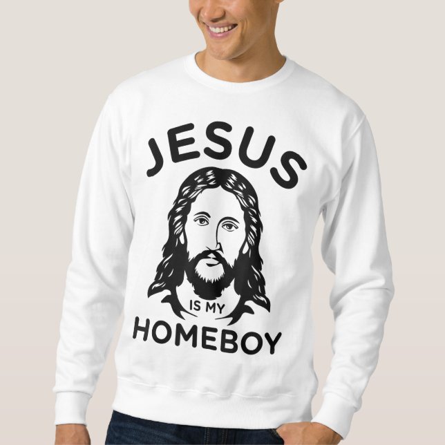 Moletom Jesus É Meu Ficar em casa (Frente)