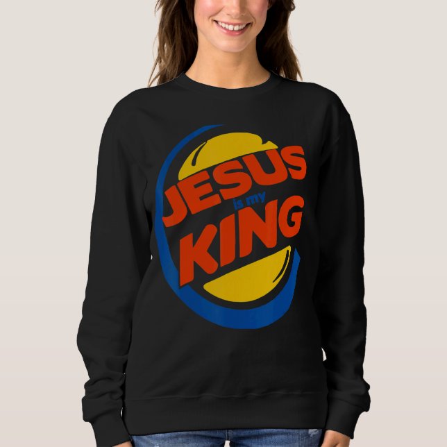 Moletom Jesus é meu rei (Frente)
