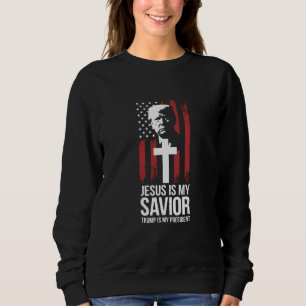 Moletom Jesus É Meu Salvador Trump É Meu Presidente Trump