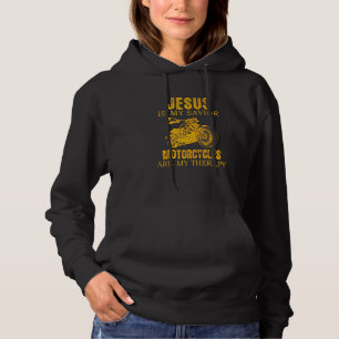 Moletom Jesus é minha moto salvadora é minha terapia Chris