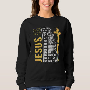 Moletom Jesus é o meu Roupa de fé para o Christia
