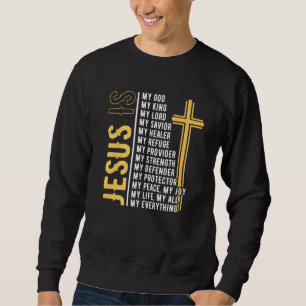 Moletom Jesus é o meu Roupa de fé para o Christia