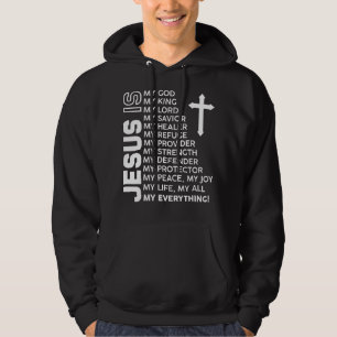 Moletom Jesus é o meu tudo Jesus T-Shirt Você é um pedaço