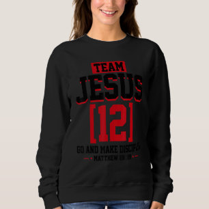 Moletom Jesus e time de beisebol Jesus cristão Mateus 28