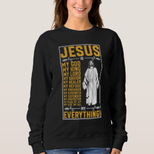 Moletom Jesus é tudo meu Deus cristão