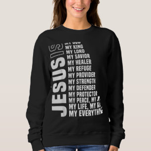 Moletom Jesus É Tudo Meu Deus Meu Deus Meu Deus Meu Deus