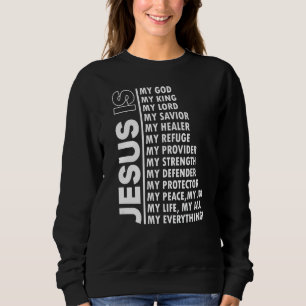 Moletom Jesus É Tudo Meu Deus Meu Deus Meu Deus Meu Deus