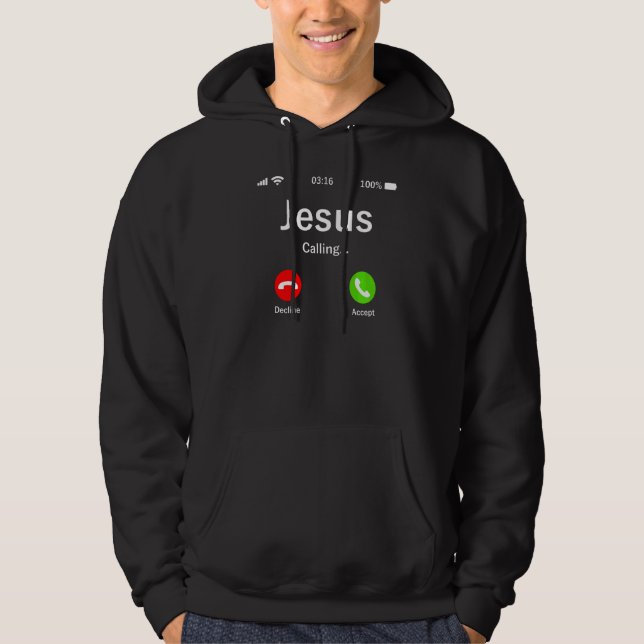 Moletom Jesus Está Chamando Cristão (Frente)