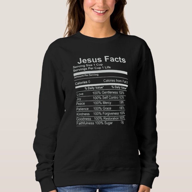 Moletom Jesus Facts (Frente)