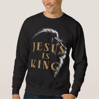 Moletom Jesus is king Lion of Judah