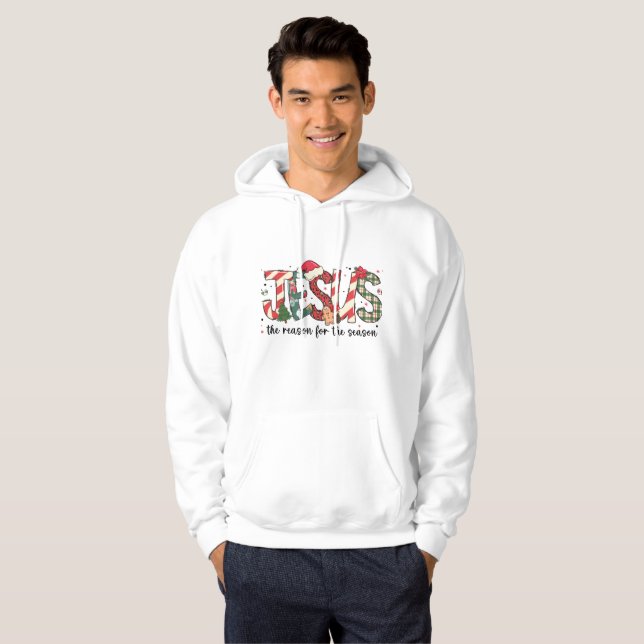 Moletom Jesus Is The Reason For The Season Sweatshirt,  (Frente Completa)