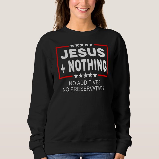 Moletom Jesus Mais Nada Anti-Woke (Frente)