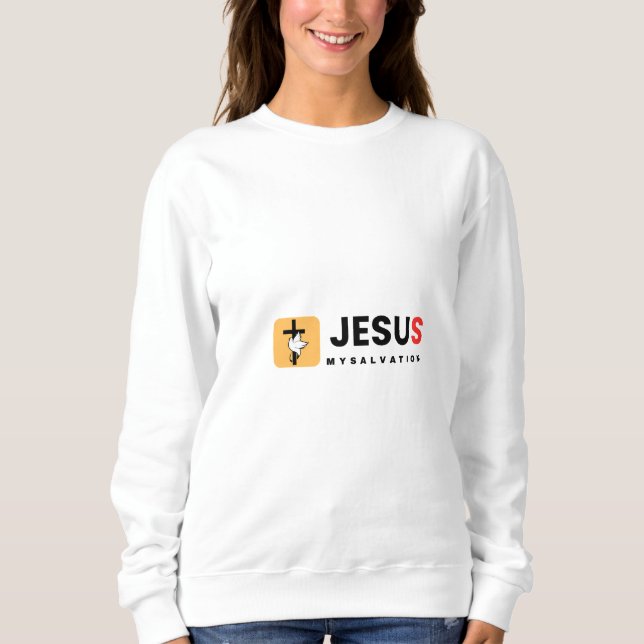 Moletom Jesus Minha Salvação (Frente)