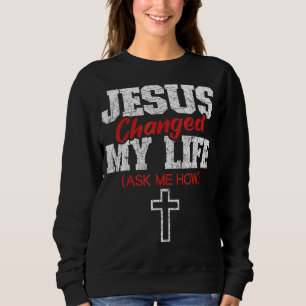 Moletom Jesus Mudou Minha Bíblia De Vida Cristo Cruzado