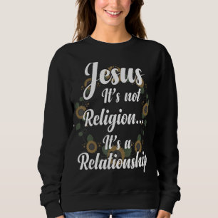 Moletom Jesus Não É Religião É Uma Relação Sunf