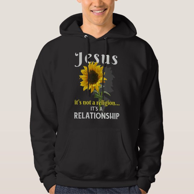 Moletom Jesus Não é uma religião É uma relação Sunf (Frente)