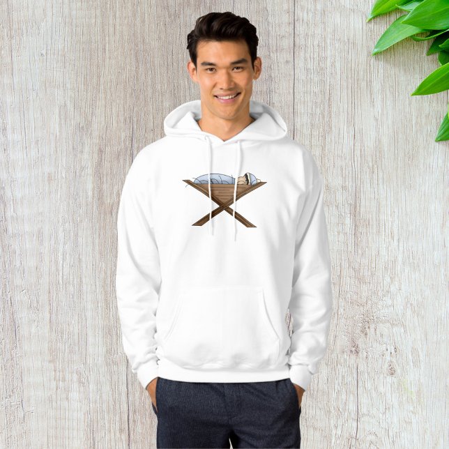 Moletom Jesus No Manger Mens Hoodie (Criador carregado)