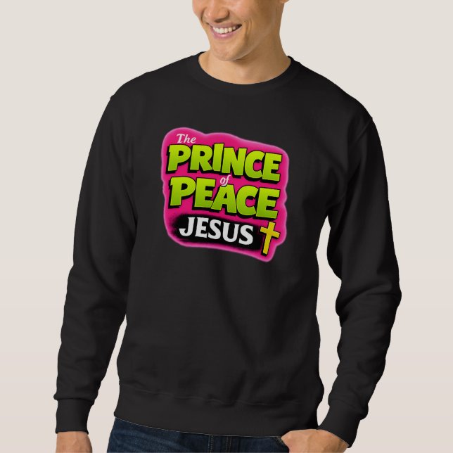 Moletom JESUS - O Príncipe da Paz - Cristão (Frente)