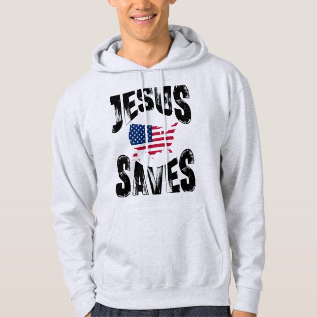 MOLETOM JESUS SALVA ESTADOS UNIDOS (Frente)