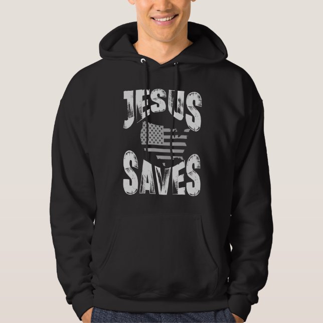 MOLETOM JESUS SAVES EUA (Frente)
