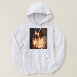 Moletom Jesus segurando a vela Hoodie