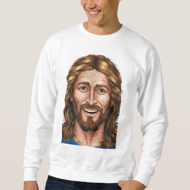 Moletom jesus sweatshirt (Frente)
