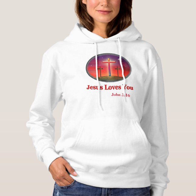 Moletom jesus te ama (Frente)