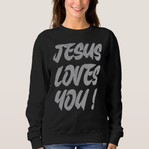 Moletom Jesus Te Ama Bíblia Tee Jesus Cristo L