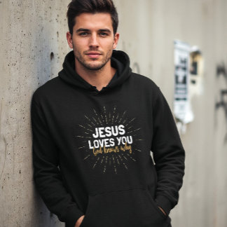 Moletom Jesus Te Ama - Deus Sabe Por Que Hoodie