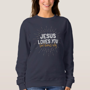 Moletom Jesus Te Ama - Deus Sabe Por Que Suar