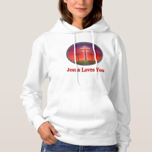 Moletom Jesus te ama vestes cristãos