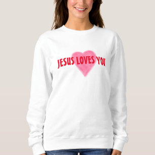 Moletom JESUS TE AMA, VOCÊS, Sweatshirt feminina