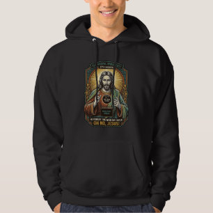 Moletom Jesus Tela Preta Cobertura de Webcam Esquecida Vir