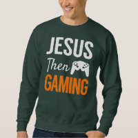 Jesus Then Gaming Funny Christian Video Game 