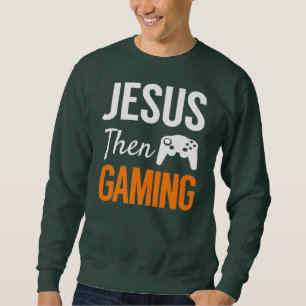 Moletom Jesus Then Gaming Funny Christian Video Game
