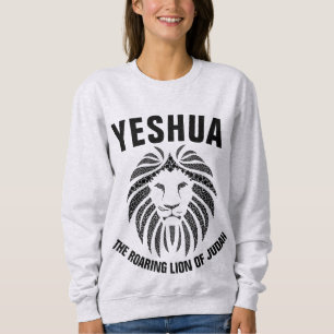 Moletom JESUS YESHUA o LEÃO RUJIR de t-shirt de JUDAH