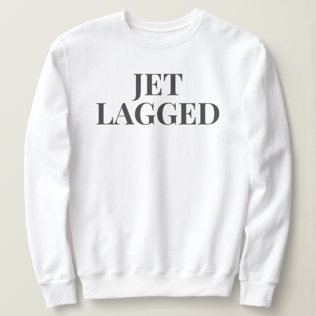 MOLETOM JET LAGGGGG SWEATSHIRT (Frente do Design)