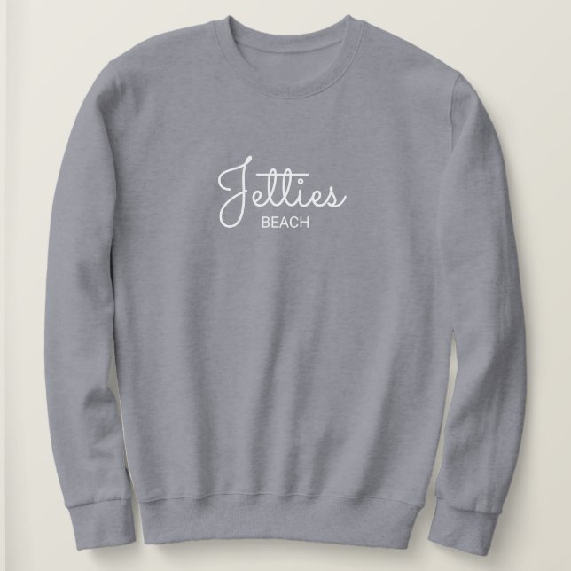 Moletom Jetties Sweatshirt Cursiva (Frente do Design)