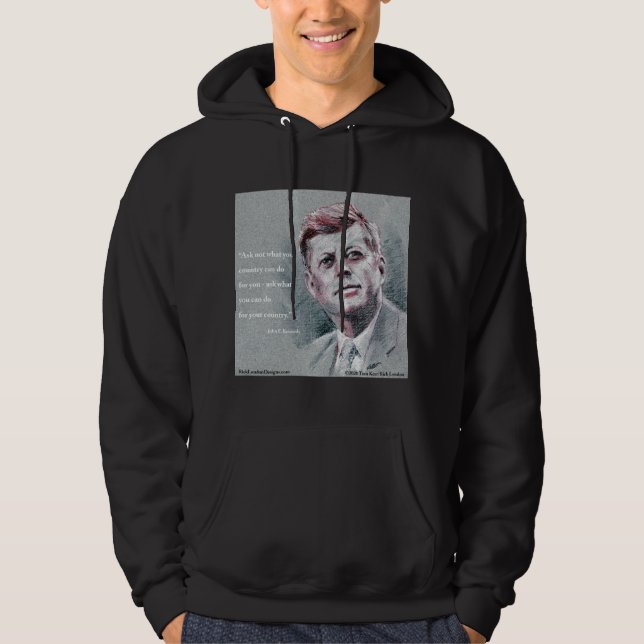 Moletom JFK & Citação (Frente)