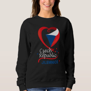 Moletom Jilemnice República Checa Heart Flag Lion Casaco D