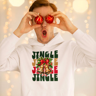 Moletom Jingle Jingle Vintage Dourados Bells & Holly